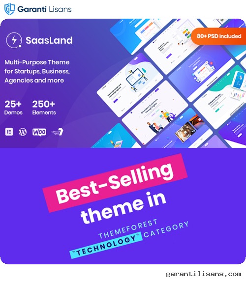 Saasland – MultiPurpose WordPress Theme for Startup
