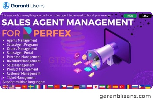 Sales Agent Management module for Perfex CRM