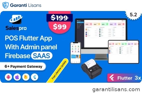 SalesPro Saas – Flutter POS Inventory Full App+Admin panel With Firebase
