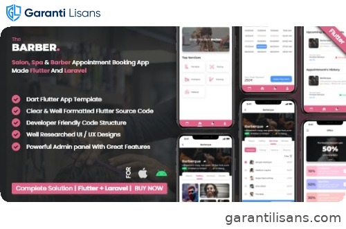 Salon Booking Management System With Mobile App using Flutter