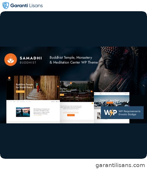 Samadhi | Oriental Buddhist Temple WordPress Theme