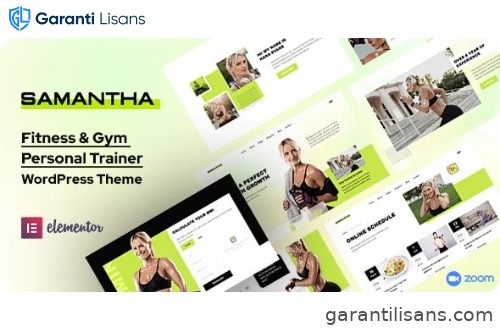 Samantha – Personal Trainer & Fitness WordPress Them