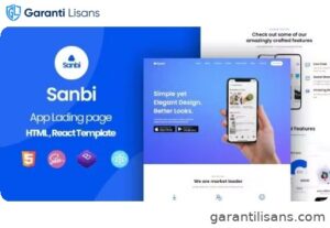 Sanbi – App Landing Page WordPress Theme