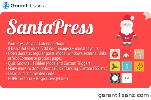 SantaPress – WordPress Advent Calendar Plugin & Quiz