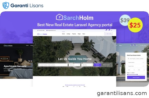 Sarchholm real estate laravel multilingual agency portal