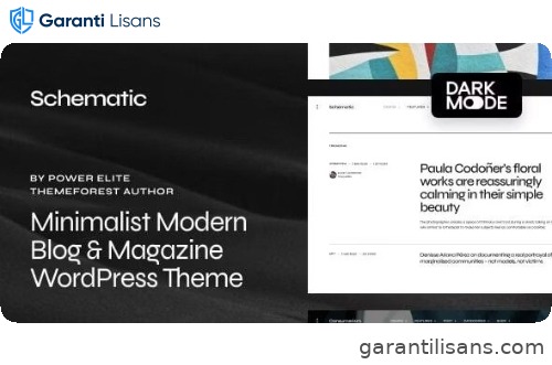 Schematic – Minimalist Blog & Magazine WordPress Theme