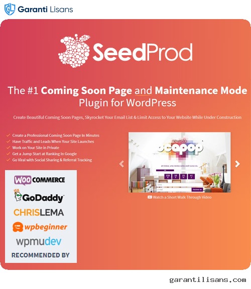 SeedProd Coming Soon Pro – WordPress Coming Soon Pages & Maintenance Mode