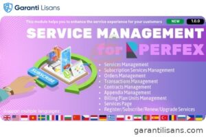 Service Management module for Perfex CRM