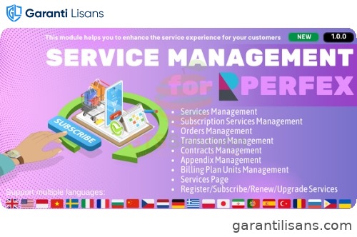 Service Management module for Perfex CRM