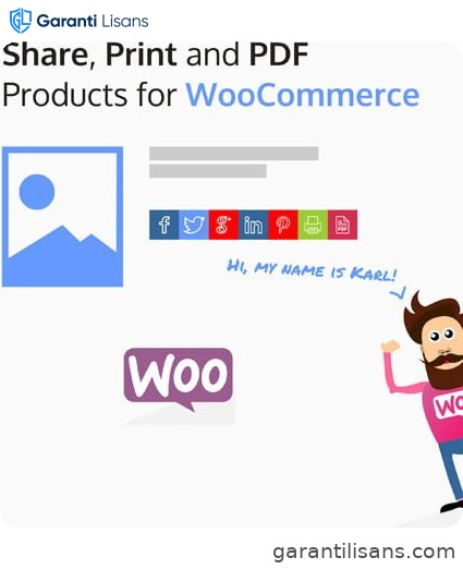 Share, Print and PDF Products for WooCommerce