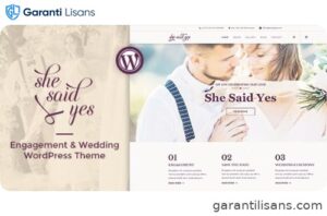SheSaidYes – Engagement & Wedding WordPress Theme