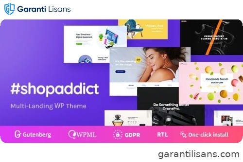 Shopaddict – 16 Ready WordPress Landing Pages Theme