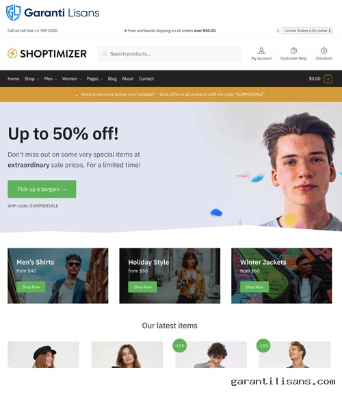 Shoptimizer – Fastest WooCommerce WordPress Themes