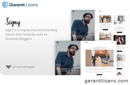 Signy – A Personal Blog WordPress Theme