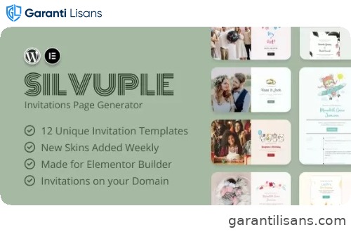 Silvuple – Online Invitations Maker (Addon For Elementor)