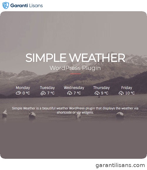 Simple Weather Plugin