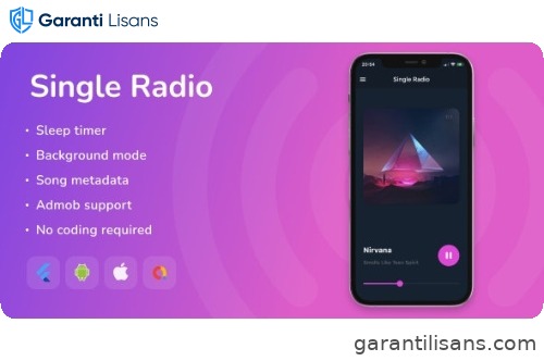 Single Radio – Flutter Full App