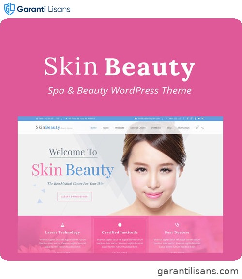 Skin Beauty – Spa WordPress