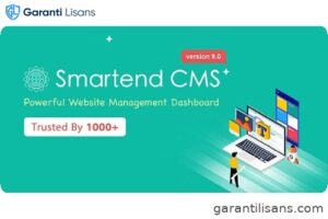 SmartEnd CMS – Laravel Admin Dashboard with Frontend and Restful API