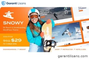 Snowy – Ski Resort & Snowboarding WordPress Theme