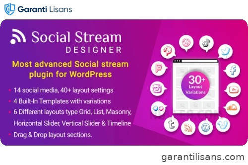 Social Stream Designer – Instagram Facebook Twitter Feed – Social media Feed Grid Gallery Plugin
