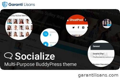 Socialize: Multi-Purpose BuddyPress Theme