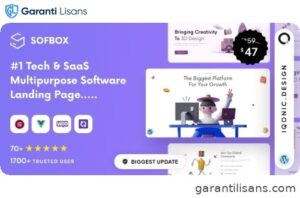 Sofbox – Tech & SaaS Multipurpose Software Landing Page