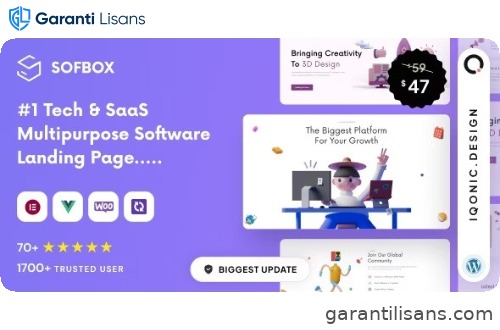 Sofbox – Tech & SaaS Multipurpose Software Landing Page