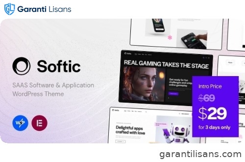 Softic – SAAS Software & Application WordPress Theme