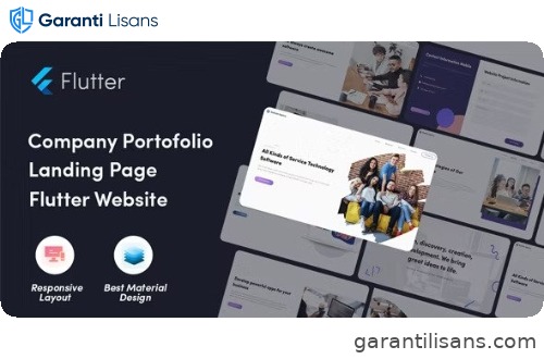Software Flutter Website – Company Profile in flutter 3.0 flutter website