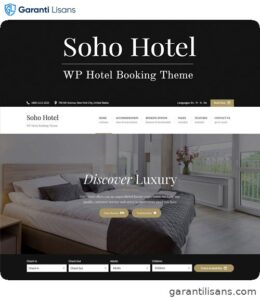 Soho Hotel Booking – Hotel WordPress Theme