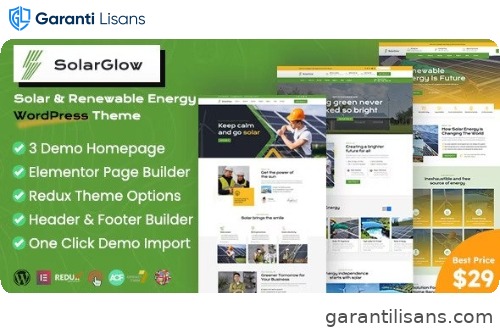 Solar & Renewable Energy Elementor WordPress Theme