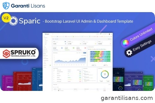 Sparic – Laravel Admin dashboard Template