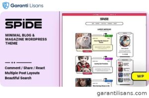 Spide – Personal Blog & Magazine WordPress Theme