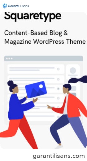 Squaretype – Modern Blog WordPress Theme