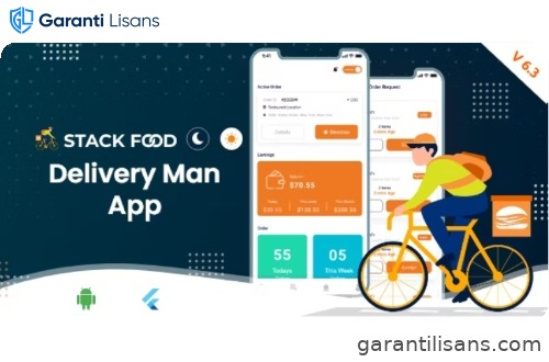 StackFood Multi Restaurant – Food Ordering Delivery Man App