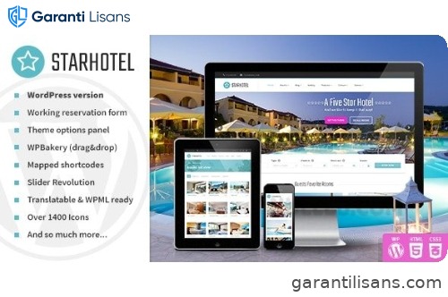 Starhotel – Hotel WordPress Theme