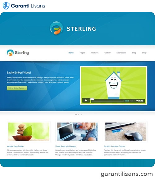 Sterling – Responsive WordPress Theme