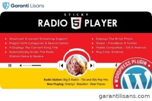 Sticky Radio Player WordPress Plugin – Full Width Shoutcast and Icecast HTML5 Player