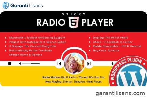 Sticky Radio Player WordPress Plugin – Full Width Shoutcast and Icecast HTML5 Player