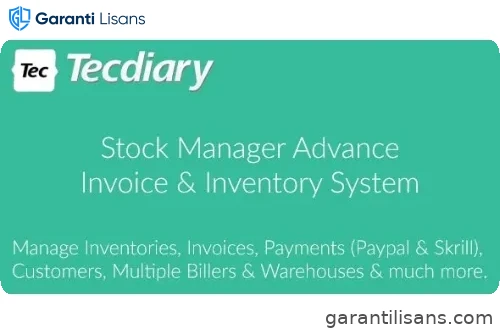 Stock Manager Advance (Invoice & Inventory System)