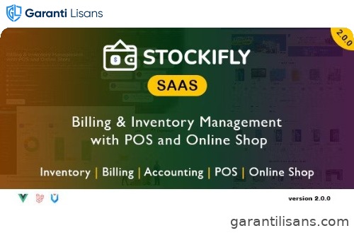 Stockifly SAAS – Billing & Inventory Management with POS and Online Shop