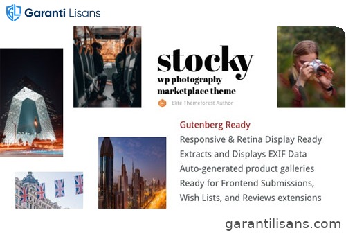 Stocky – A Stock Photography Marketplace Theme