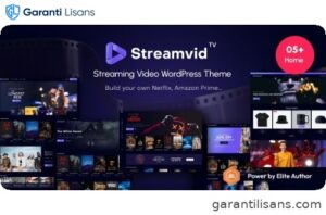 StreamVid – Streaming Video WordPress Theme