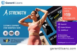 Strength – Sports Store & Equipment Shop WordPress Theme