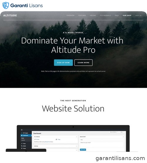 StudioPress Altitude Pro Genesis WordPress Theme