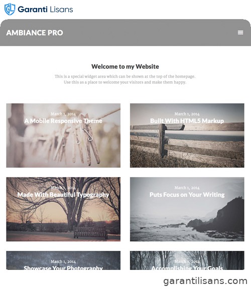 StudioPress Ambiance Pro Genesis WordPress Theme