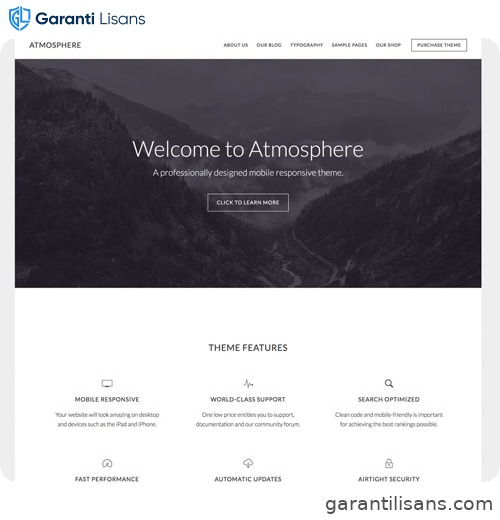 StudioPress Atmosphere Pro Genesis WordPress Theme