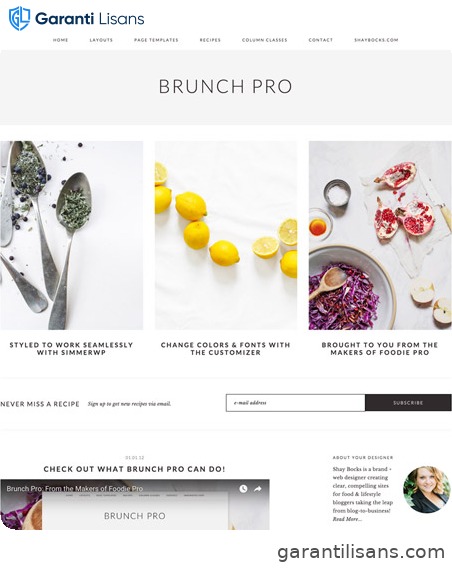 StudioPress Brunch Pro Genesis WordPress Theme