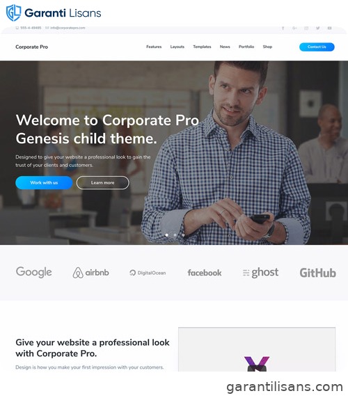 StudioPress Corporate Pro Genesis WordPress Theme